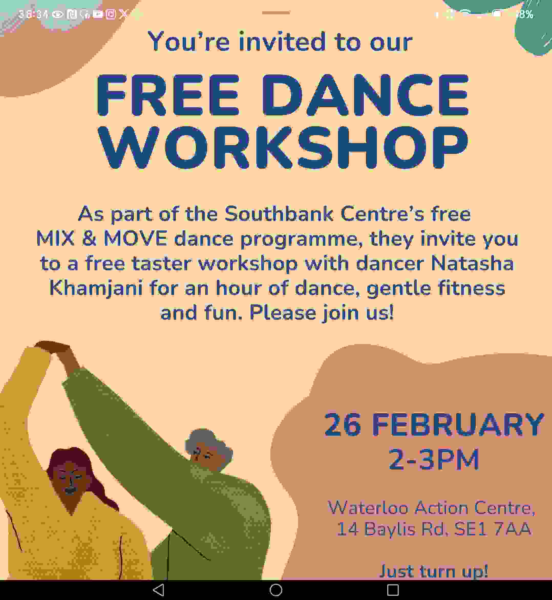 You are currently viewing Free Dance Workshop